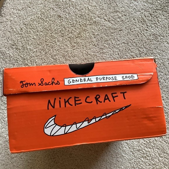 Nike NIKECRAFT Tom Sachs General Purpose Shoes, men’s size 11, tan and white - Picture 14 of 16